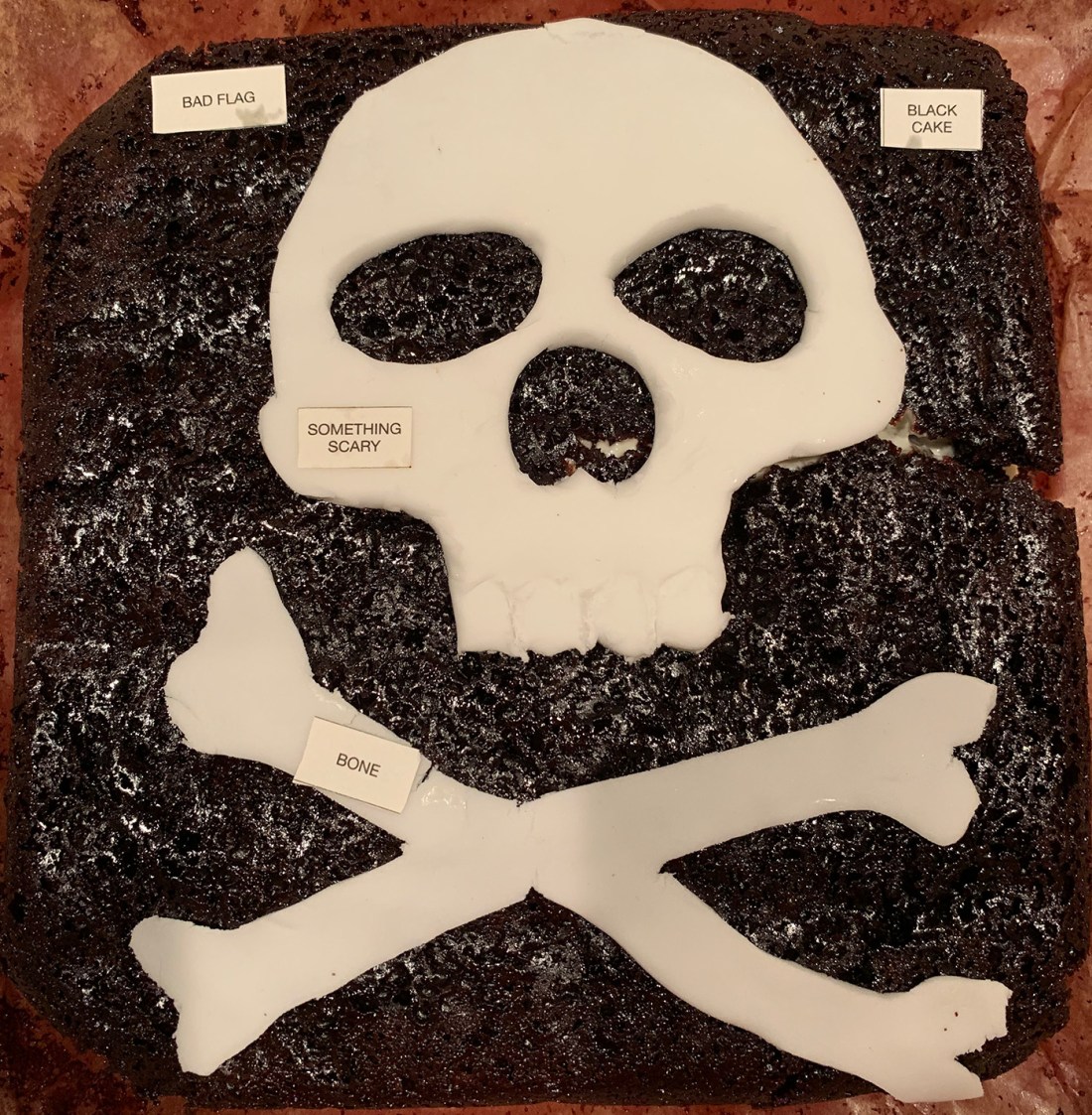 Bad Flag Something Scary Black Cake Bone Cropped (1)