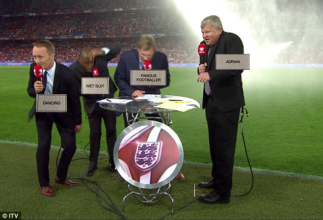 Dancing Wet Suit Footballer Adrian